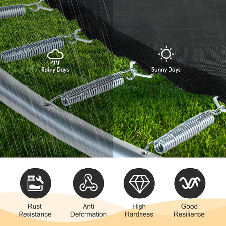 HONEY JOY 20 Pack Trampoline Springs, 14 cm Heavy Duty Replacement Trampoline Springs