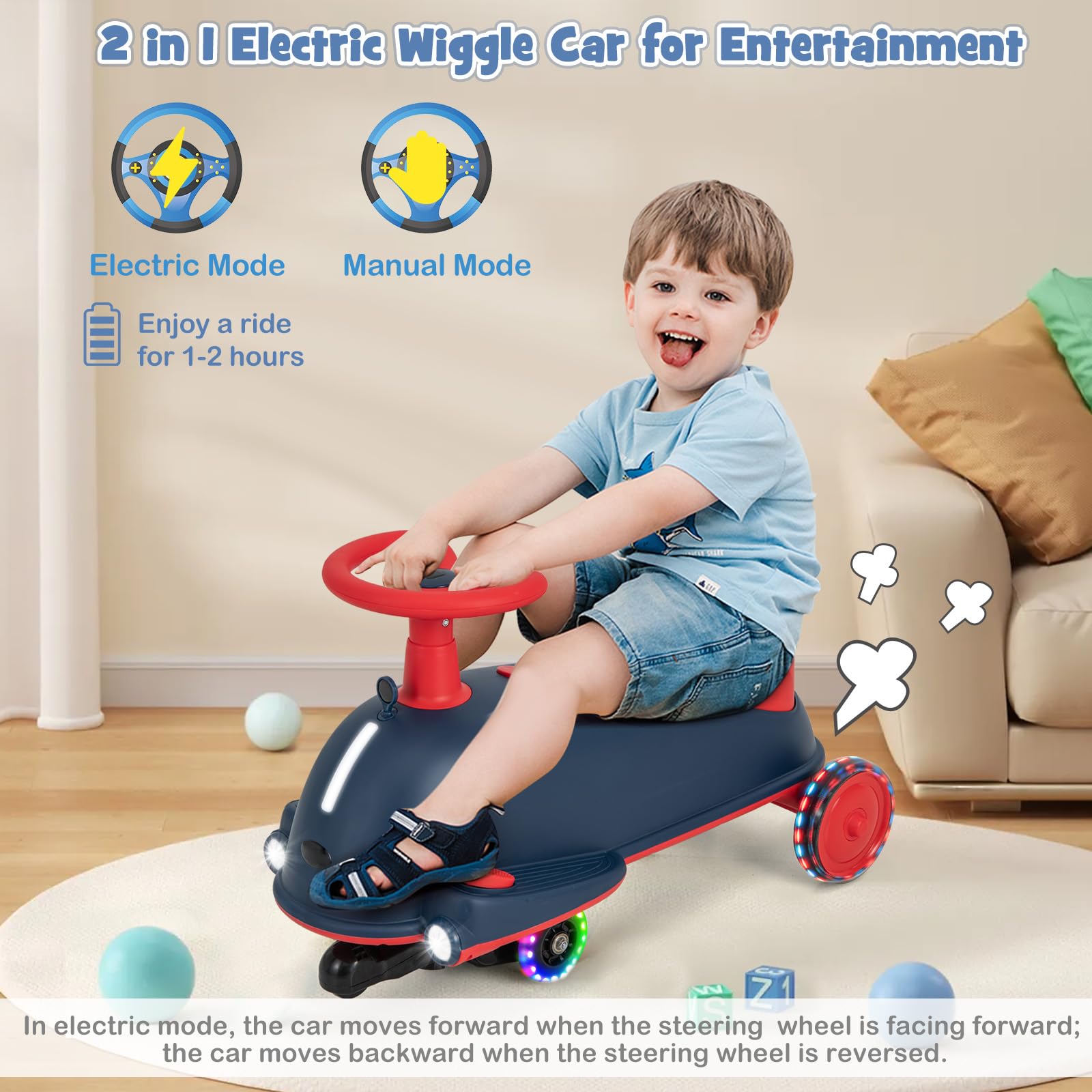 kids wiggle car