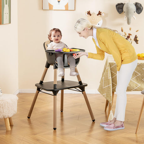 BABY JOY 5 in 1 Convertible Baby High Chair