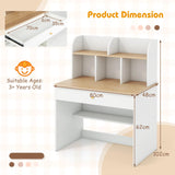 HONEY JOY Kids Wooden Study Desk