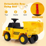 HONEY JOY Licensed Caterpillar Ride on Dump Truck