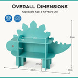 HONEY JOY Dinosaur Bookcase for Play Room, Nursery, Kindergarten