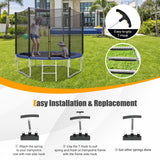 HONEY JOY 20 Pack Trampoline Springs, 14 cm Heavy Duty Replacement Trampoline Springs