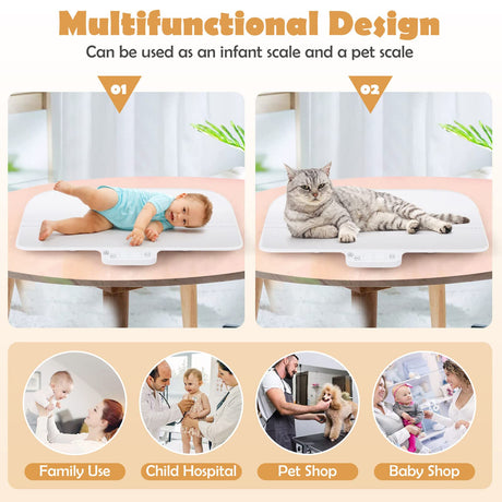BABY JOY Baby Scale, Pet Scale w/Smart APP Control