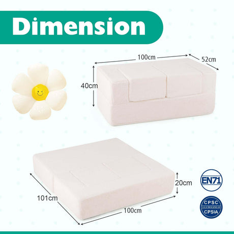 Baby Joy Convertible Foam Armchair for Children