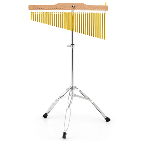 HONEY JOY 36-Bar Chimes Percussion Instrument, Single-Row Wind Chimes