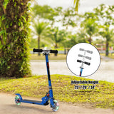 Folding Kick Scooter for Kids, 2 Flash Wheels Deluxe Aluminum