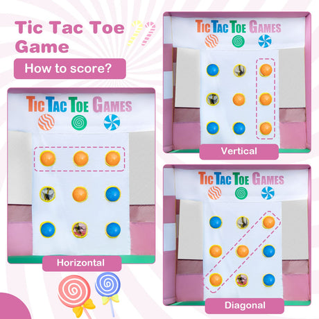 HONEY JOY Inflatable Water Slide, Wet Dry Inflatable Water Park Jumping Castle