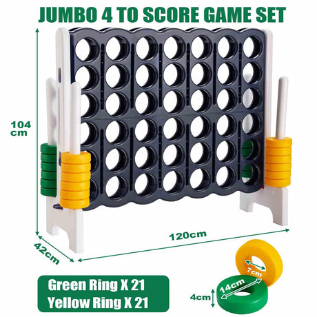 Connect 4 in A Row Jumbo Family Garden yard Game