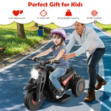 HONEY JOY Kids Motorcycle 6V Battery Powered Ride on Motorbike with Bubble Maker