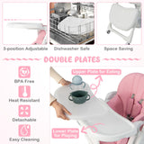 BABY JOY Baby High Chair, Foldable Highchair