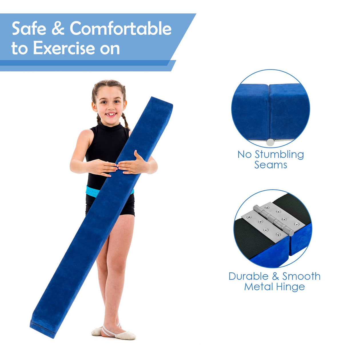 Folding Balance Beam, Portable Gymnastic Beam