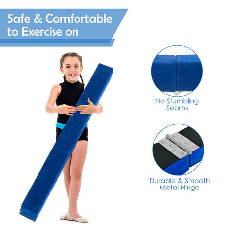 Folding Balance Beam, Portable Gymnastic Beam