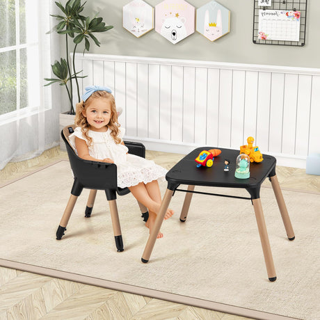 BABY JOY 5 in 1 Convertible Baby High Chair