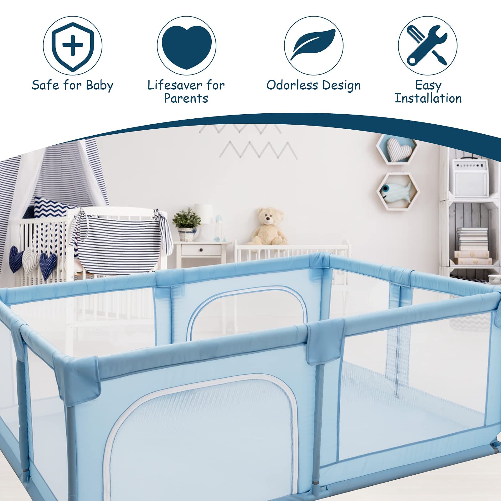 Baby joy baby playpen shop