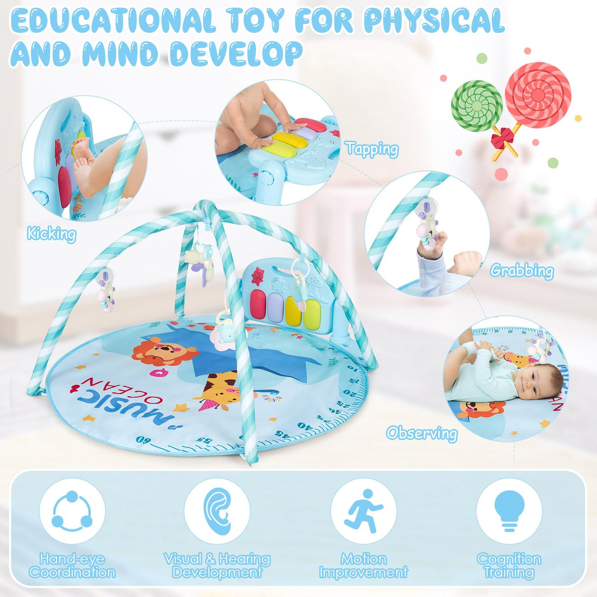 HONEY JOY Baby Gyms Play Mats