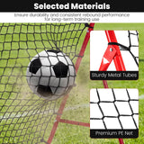 Foldable Soccer Rebounder Net with Adjustable Bounce Back