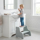 BABY JOY Foldable Toddler Tower with 3 Using Modes Step Stool Standing Kitchen Tower