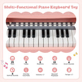 HONEY JOY Mini Keyboard Piano for Kids, 25 Keys Electric Piano
