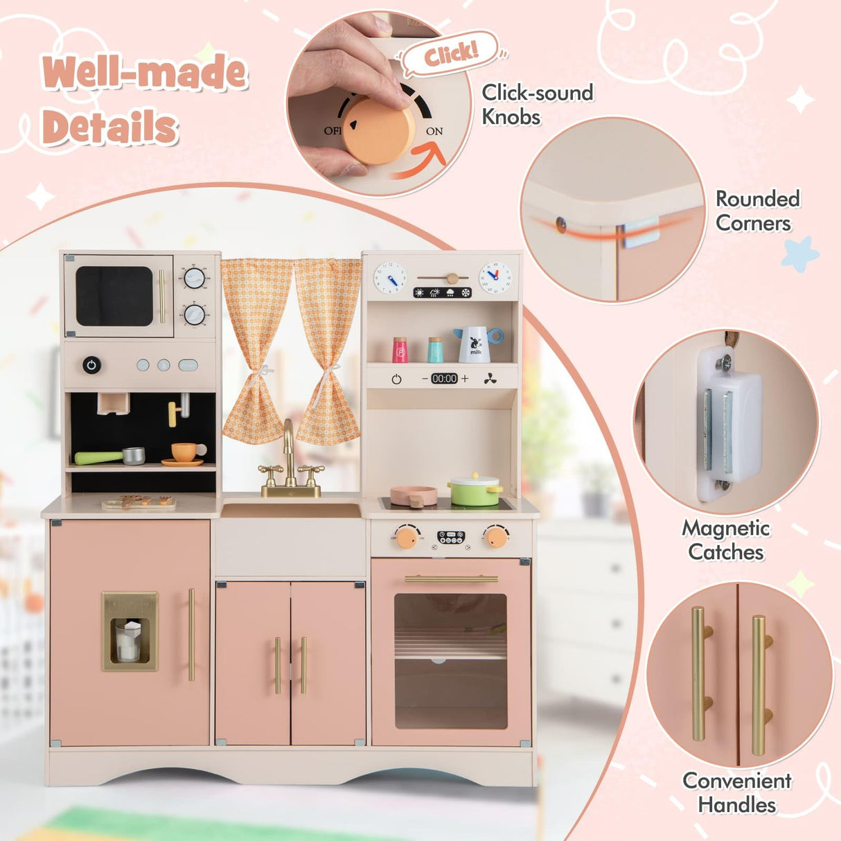 HONEY JOY Kids Kitchen Playset