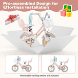 HONEY JOY Kids Bike, 12 / 14 Inch Children Bicycle