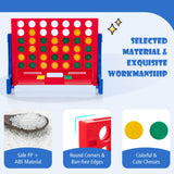 Jumbo 4-to-Score Connect Game Set with Carrying Bag and 42 Chesses