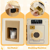 Corner Play Kitchen with Lights and Sounds Large Pretend Kitchen Playset