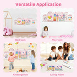 Castle Activity Wall Busy Board Panels 11-in-1 Montessori Wooden Sensory Board