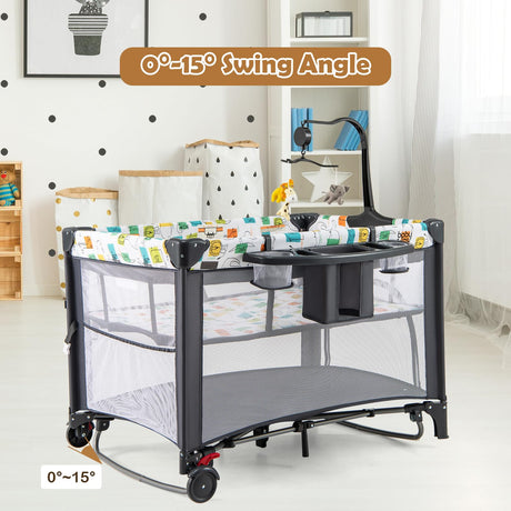 BABY JOY 5-in-1 Baby Bassinet