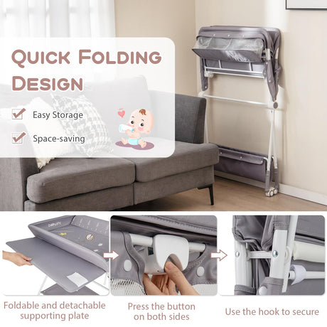 BABY JOY Foldable Baby Changing Table
