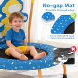 Children Trampoline with Foam Handle and Safety Cover for Toddlers
