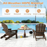 HONEY JOY Kids Adirondack Chair, Indoor Outdoor HDPE Toddler Chair