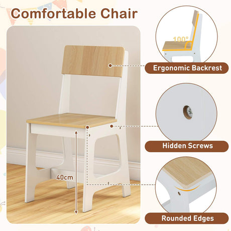 Kids Study Desk and Chair Set