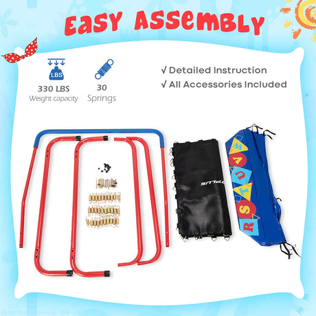 36” Square Toddler Trampoline - Babyjoy