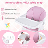 BABY JOY 9-in-1 Convertible High Chair, Kids Table and Chair Set