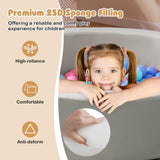BABY JOY Round Foam Ball Pits, Ball Pits for Toddlers 105cm x 24cm w/Sponge Filling