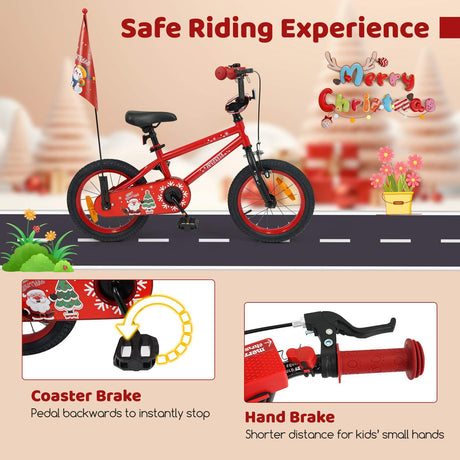 Toddler Training Bike with Music Function and Removable Training Wheels