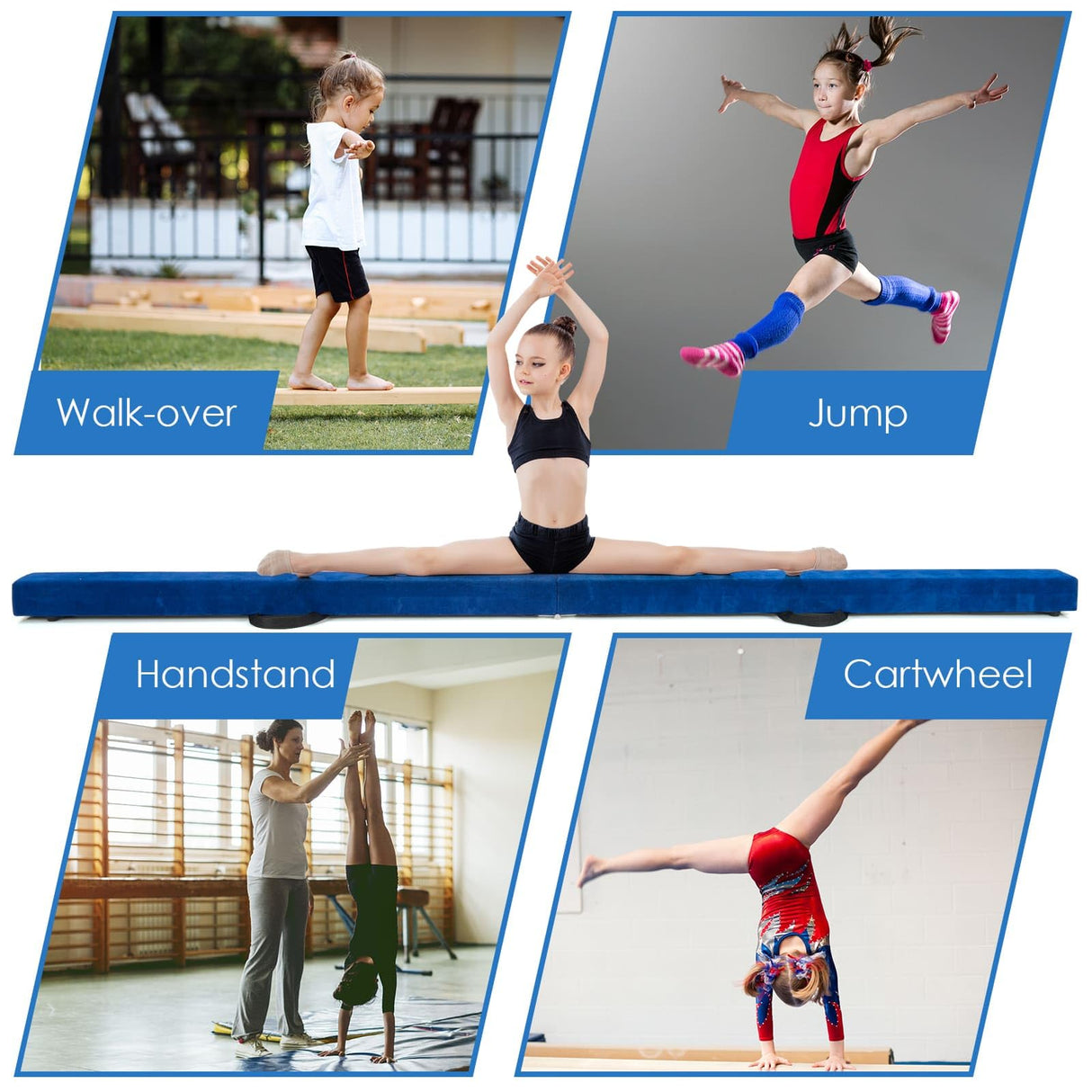 Folding Balance Beam, Portable Gymnastic Beam