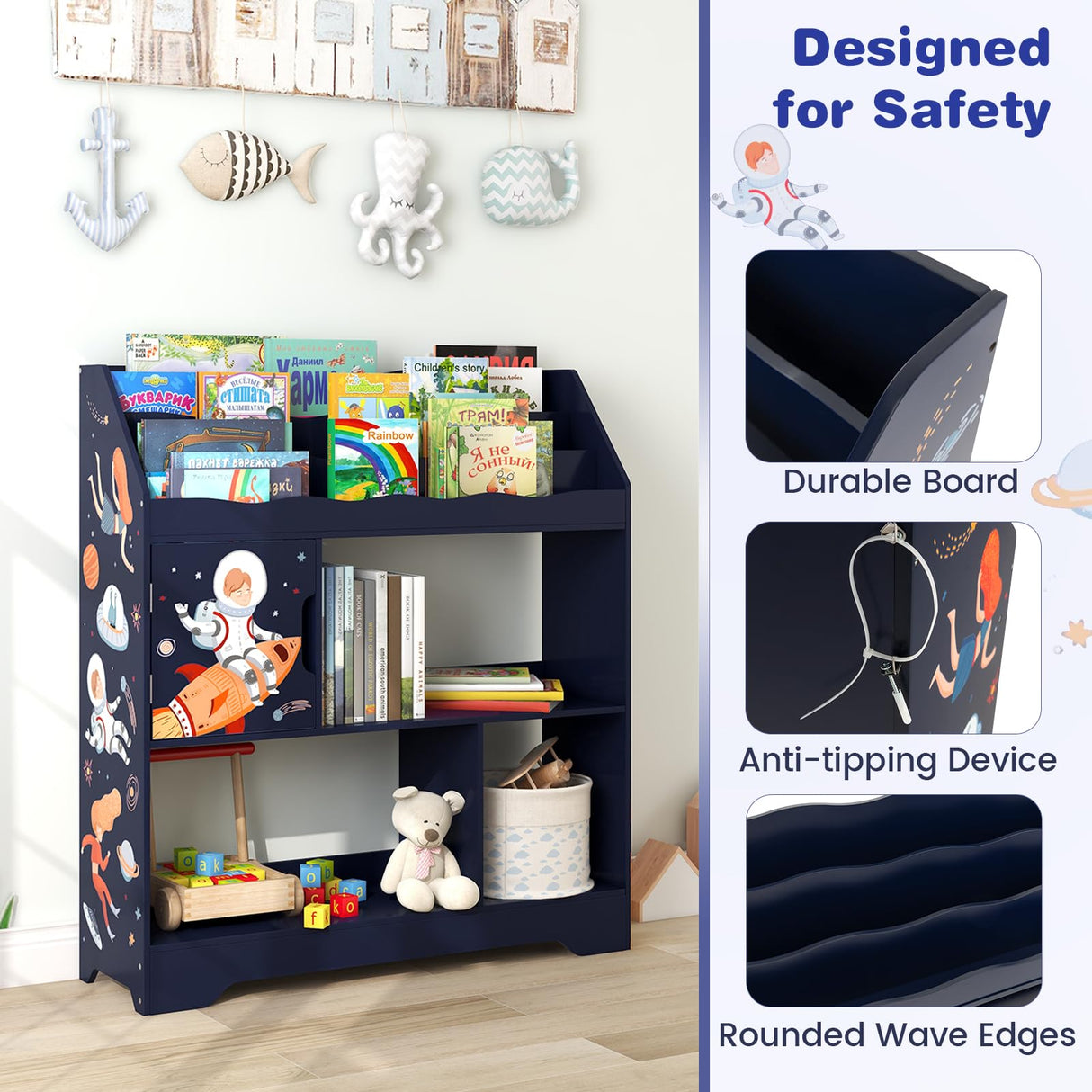 HONEY JOY Toy Storage Organiser Display Stand