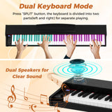 HONEY JOY 88-Key Portable Digital Piano Keyboard with Stand Electric Piano