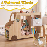 HONEY JOY Toy Storage Organizer with Stuffed Animal Storage