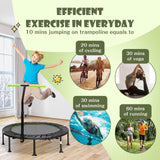 Foldable Mini Trampoline, Indoor Exercise Trampoline