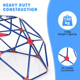 HONEY JOY Climbing Dome & Play Set, 8FT Geometric Dome Climber