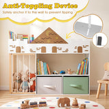 HONEY JOY Toy Storage Organizer with Stuffed Animal Storage