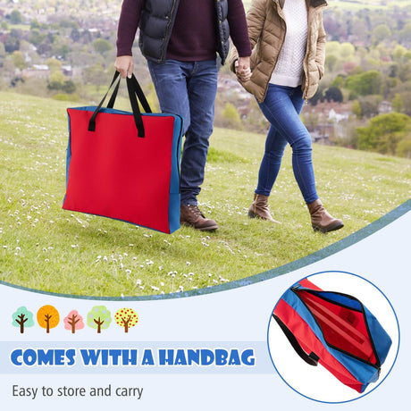 Jumbo 4-to-Score Connect Game Set with Carrying Bag and 42 Chesses