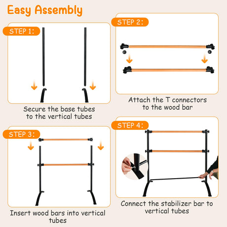 HONEY JOY Portable Ballet Barre