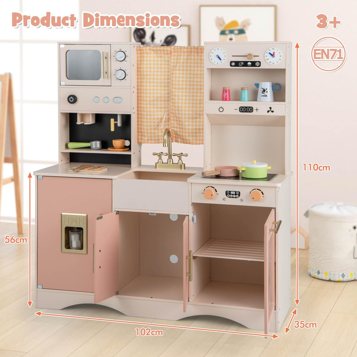 HONEY JOY Kids Kitchen Playset