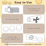 3-Piece Kids Floor Cushions with Wood Printing Nature Decoration