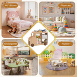 HONEY JOY Toy Storage Organizer with Stuffed Animal Storage