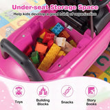 HONEY JOY Toddler Ride on Toy, Foot to Floor Kid Sliding Car with Under-Seat Storage